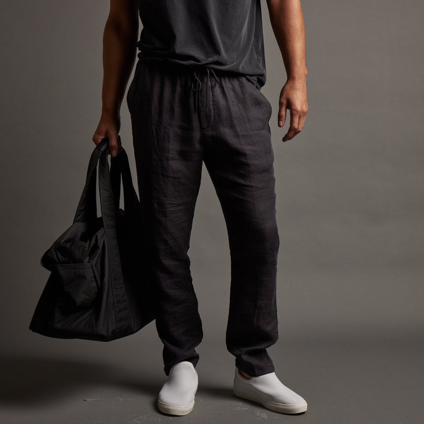 Lightweight Linen Pant in Magma Pigment | James Perse Los Angeles