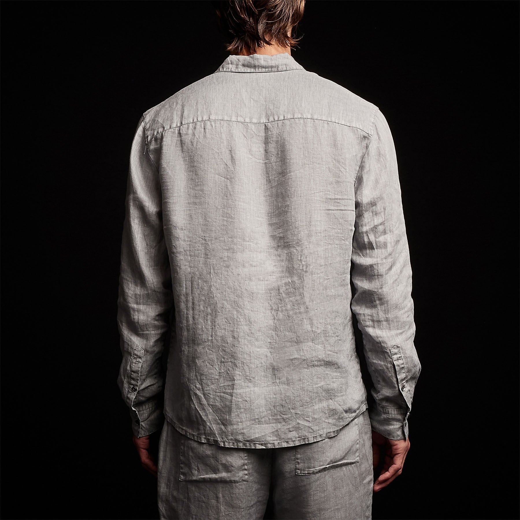 Classic Linen Shirt - Nougat Pigment | James Perse Los Angeles