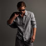 Classic Linen Shirt in Breeze Pigment | James Perse Los Angeles