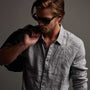 Classic Linen Shirt in Breeze Pigment | James Perse Los Angeles