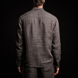 Classic Linen Shirt in Magma Pigment | James Perse Los Angeles