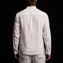 Classic Linen Shirt in White | James Perse Los Angeles