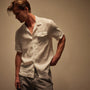 Linen Short Sleeve Pocket Shirt in White | James Perse Los Angeles