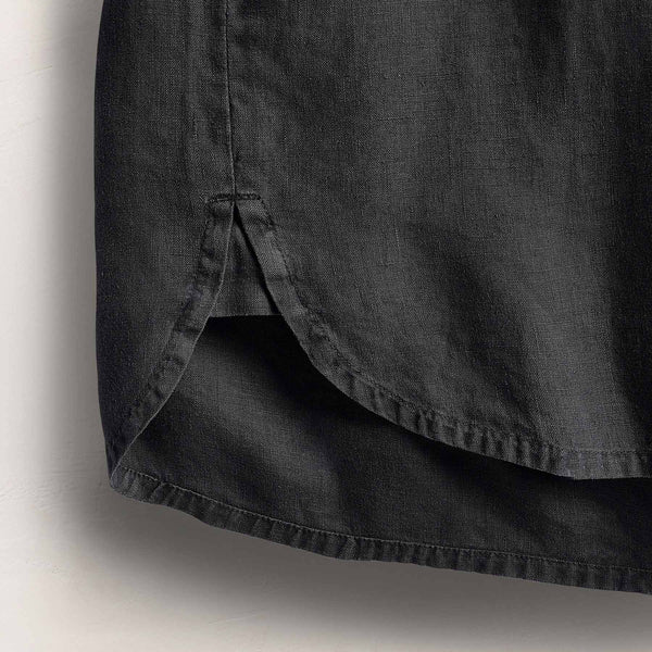 Lightweight Linen Shirt in Magma Pigment | James Perse Los Angeles