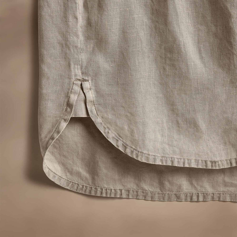 Lightweight Linen Shirt in Mineral Pigment | James Perse Los Angeles