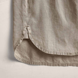 Lightweight Linen Shirt in Mineral Pigment | James Perse Los Angeles