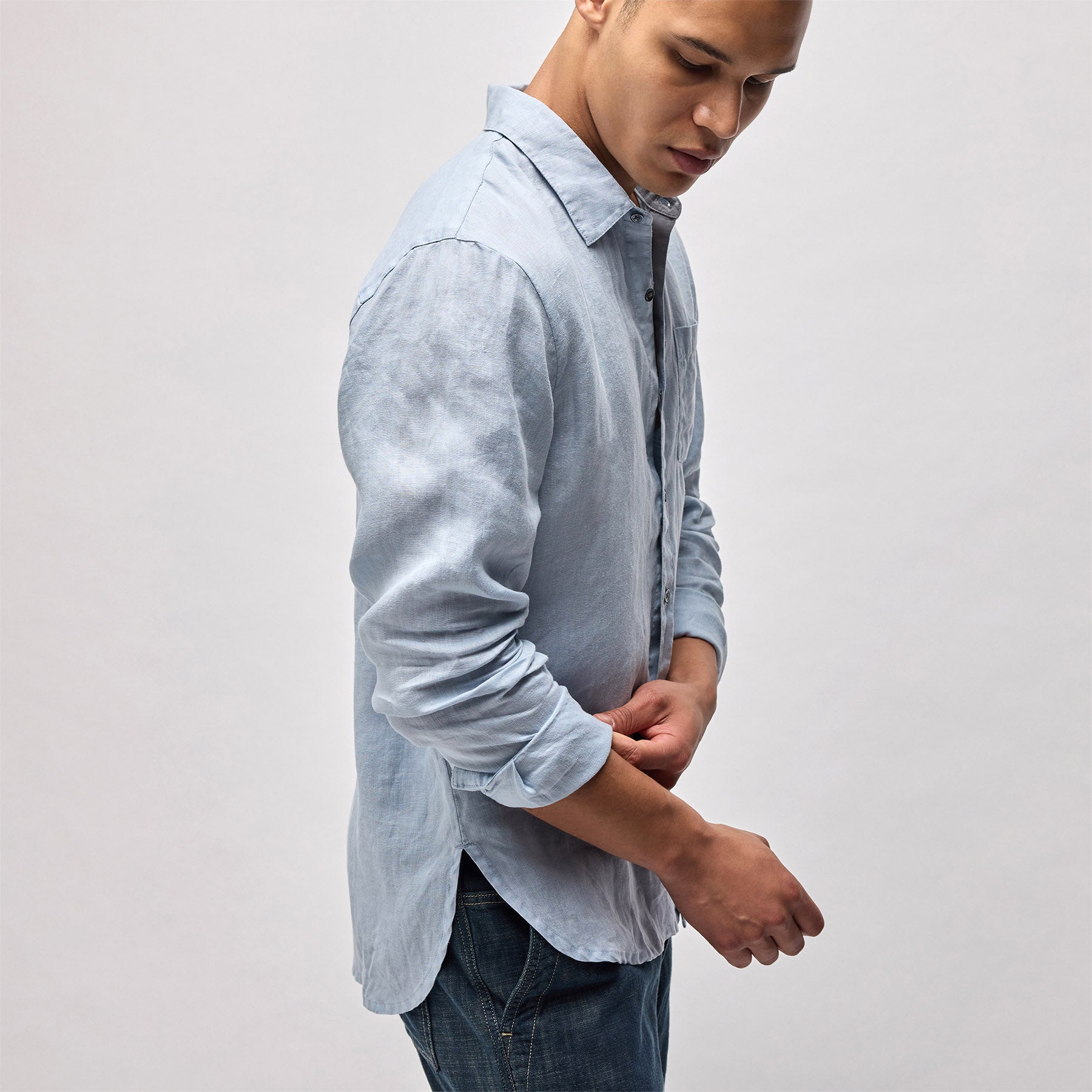 james perse linen shirt