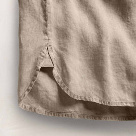 Lightweight Linen Shirt in Overcast Pigment | James Perse Los Angeles