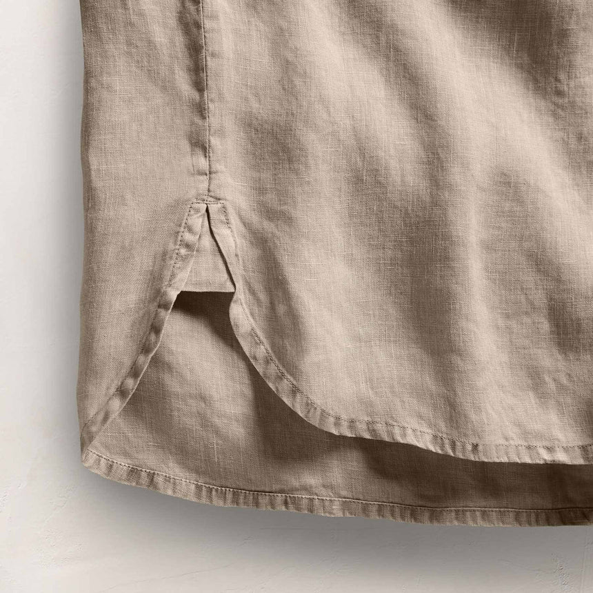 Lightweight Linen Shirt in Overcast Pigment | James Perse Los Angeles