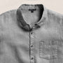 Lightweight Linen Shirt in Silver Grey Pigment | James Perse Los Angeles