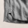 Lightweight Linen Shirt in Silver Grey Pigment | James Perse Los Angeles