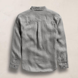 Lightweight Linen Shirt in Silver Grey Pigment | James Perse Los Angeles