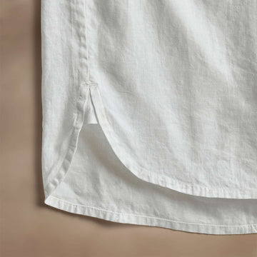 Lightweight Linen Shirt - Salt Pigment | James Perse Los Angeles