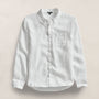 Lightweight Linen Shirt in White | James Perse Los Angeles