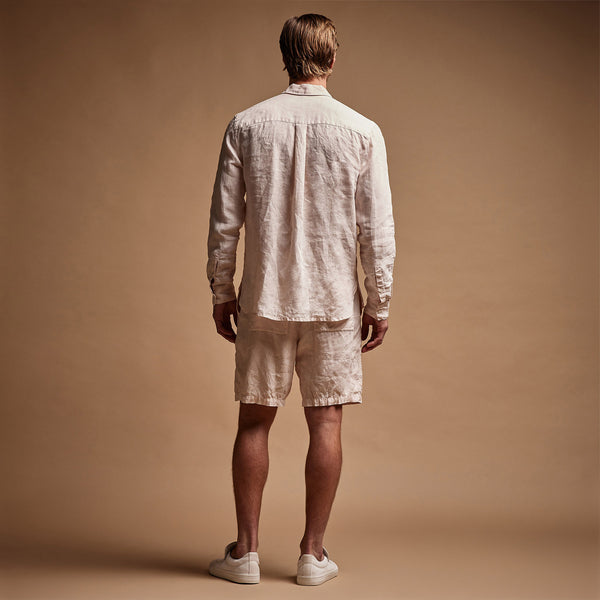 Lightweight Linen Shirt in Zephyr Pigment | James Perse Los Angeles