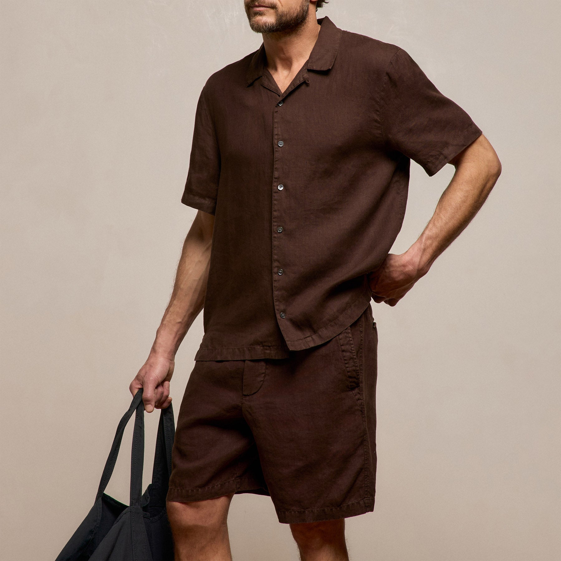 Lightweight Linen Short Sleeve Shirt from James Perse - $225
