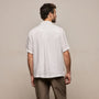 Lightweight Linen Short Sleeve Shirt in White | James Perse Los Angeles