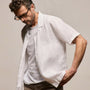 Lightweight Linen Short Sleeve Shirt in White | James Perse Los Angeles