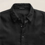 Lightweight Linen Shirt in Black | James Perse Los Angeles