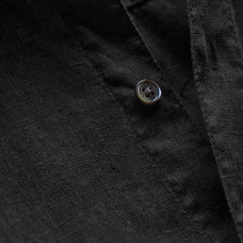 Lightweight Linen Shirt in Black | James Perse Los Angeles