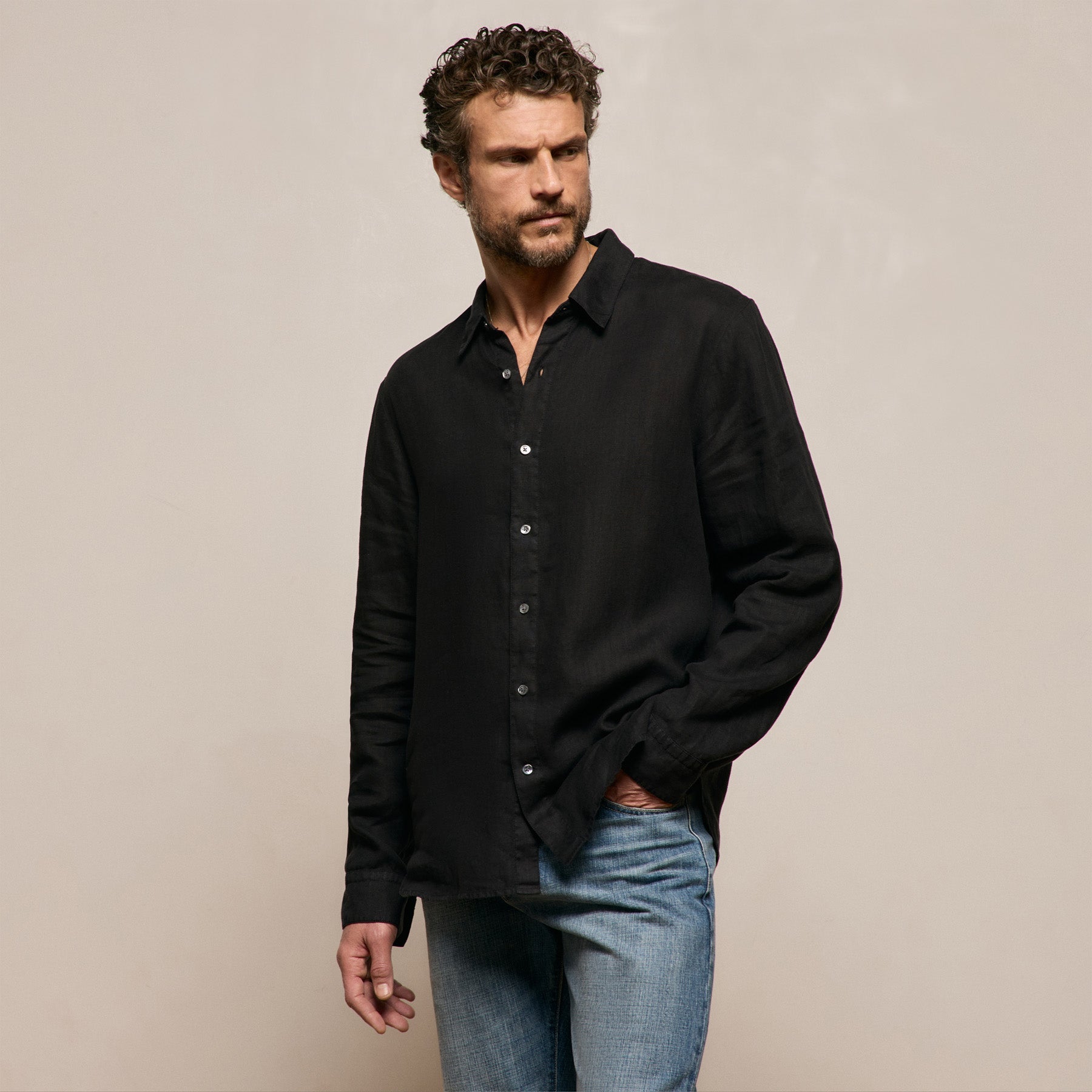 Lightweight Linen Shirt from James Perse - $250