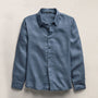 Lightweight Linen Shirt in Danube Pigment | James Perse Los Angeles