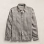 Lightweight Linen Shirt in Fog Pigment | James Perse Los Angeles