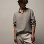 Lightweight Linen Shirt in Fog Pigment | James Perse Los Angeles