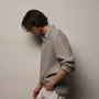 Lightweight Linen Shirt in Fog Pigment | James Perse Los Angeles