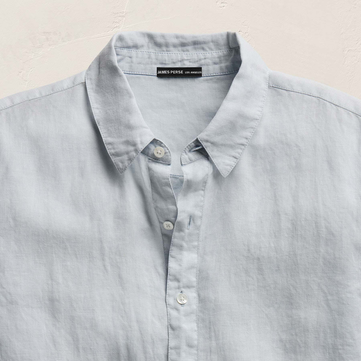 Lightweight Linen Shirt in Memory Pigment | James Perse Los Angeles
