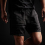 Lightweight Linen Short in Black | James Perse Los Angeles