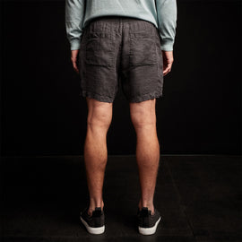 Lightweight Linen Short in Magma Pigment | James Perse Los Angeles