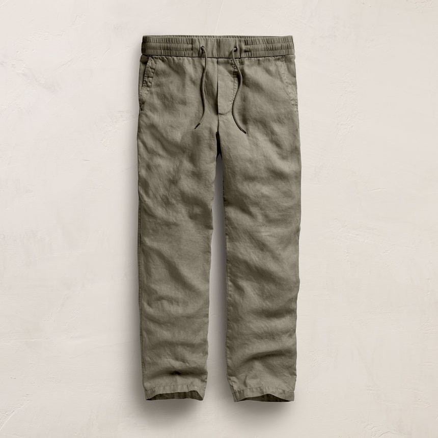 Relaxed Linen Pant in Birch Pigment | James Perse Los Angeles