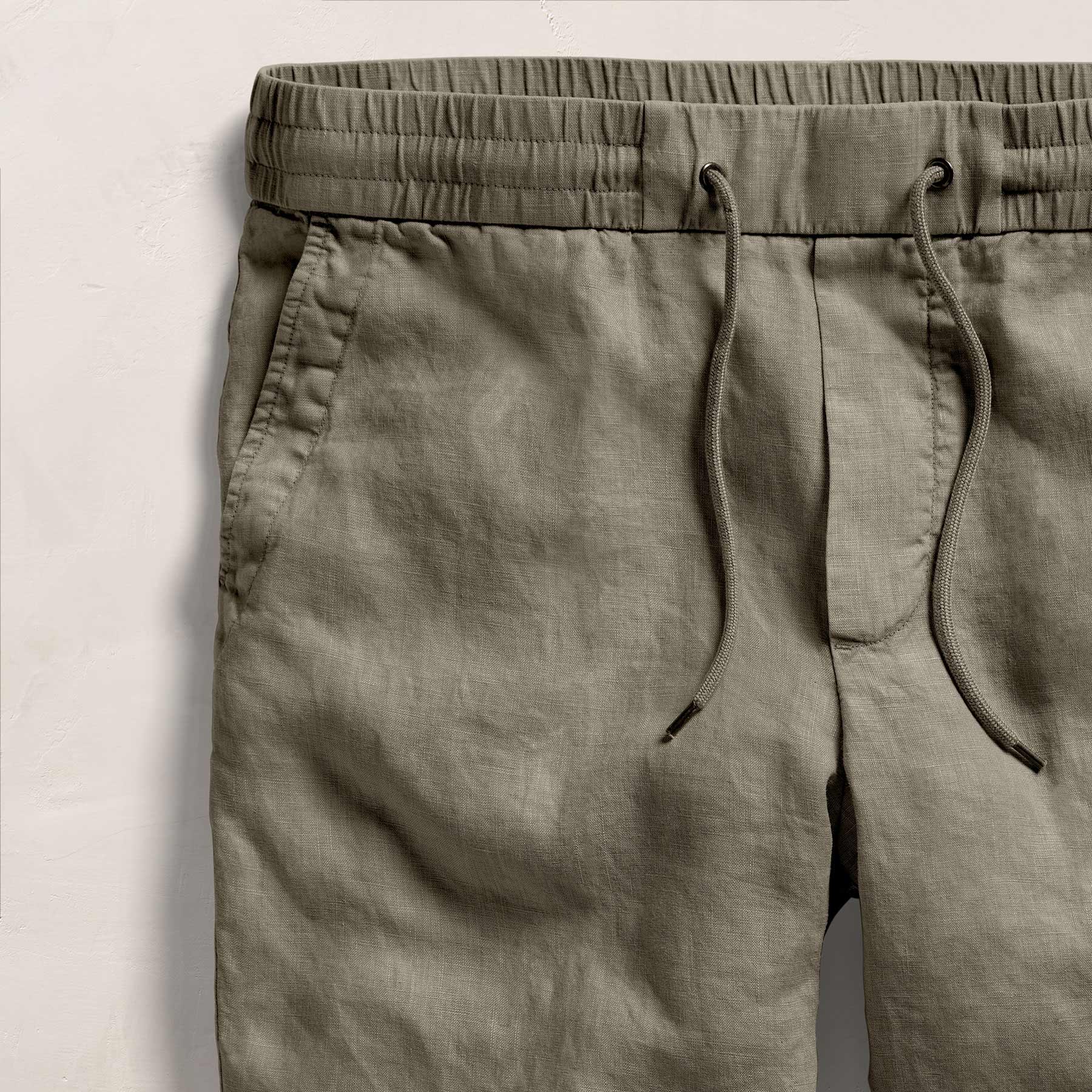 Relaxed Linen Pant in Birch Pigment | James Perse Los Angeles