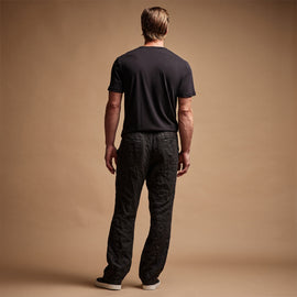 Relaxed Linen Pant in Black | James Perse Los Angeles