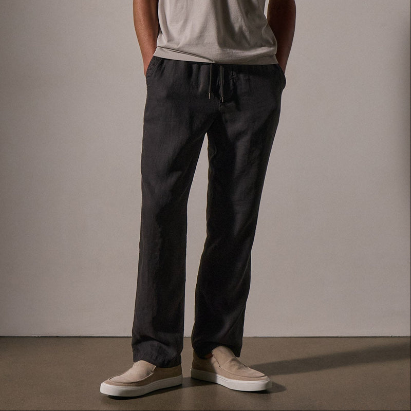 Relaxed Linen Pant in Magma Pigment | James Perse Los Angeles