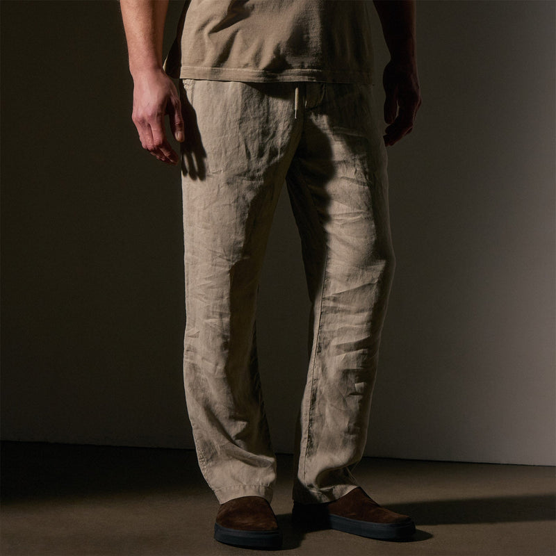 Relaxed Linen Pant in Mineral Pigment | James Perse Los Angeles
