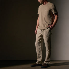 Relaxed Linen Pant in Mineral Pigment | James Perse Los Angeles