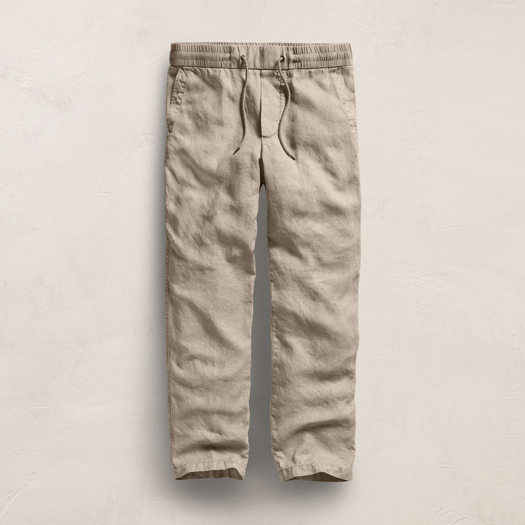 Relaxed Linen Pant in Overcast Pigment | James Perse Los Angeles