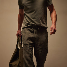 Relaxed Linen Pant in Palm Pigment | James Perse Los Angeles