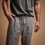 Relaxed Linen Pant in Silver Grey Pigment | James Perse Los Angeles