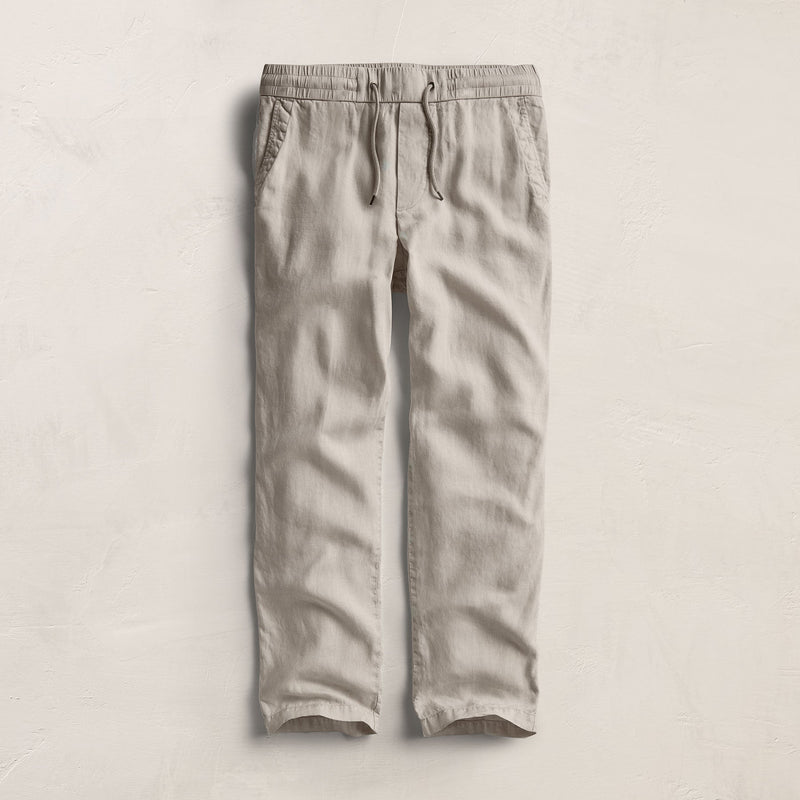 Relaxed Linen Pant in Salt Pigment | James Perse Los Angeles