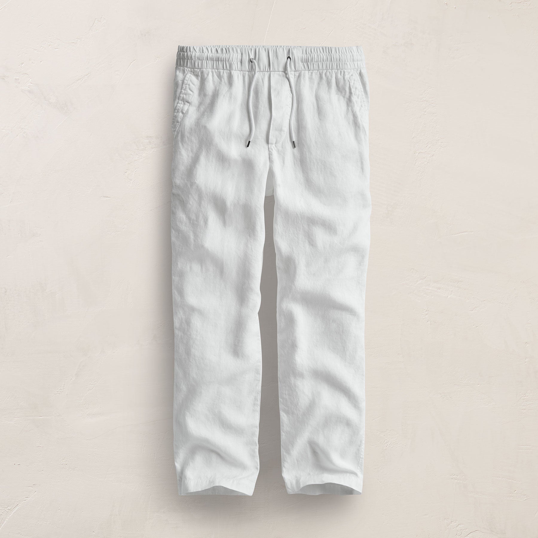 James Perse Relaxed Linen Pant - White James Perse Relaxed Linen Pant - White