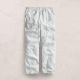 Relaxed Linen Pant in White | James Perse Los Angeles