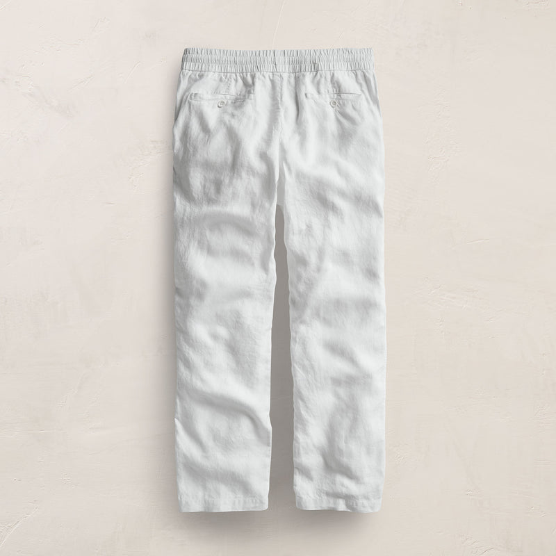 Relaxed Linen Pant in White | James Perse Los Angeles