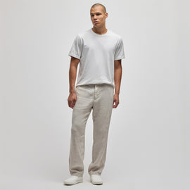 Garment Dyed Linen Pant in Salt Pigment | James Perse Los Angeles