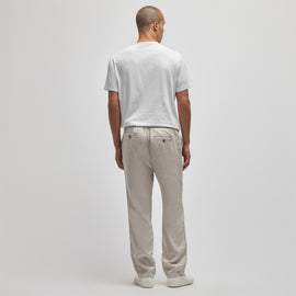 Garment Dyed Linen Pant in Salt Pigment | James Perse Los Angeles