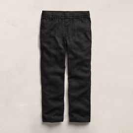 Lightweight Linen Pant in Black | James Perse Los Angeles
