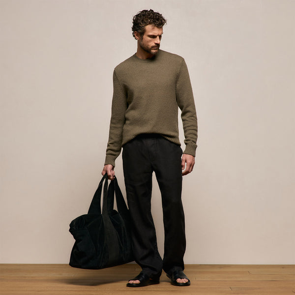 Lightweight Linen Pant in Black | James Perse Los Angeles
