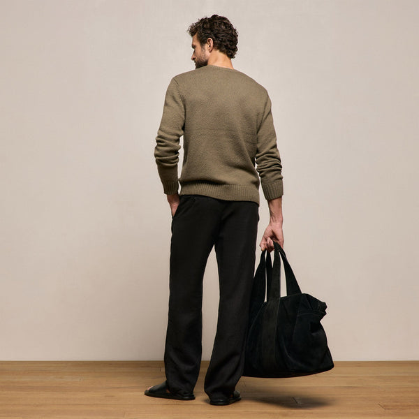 Lightweight Linen Pant in Black | James Perse Los Angeles